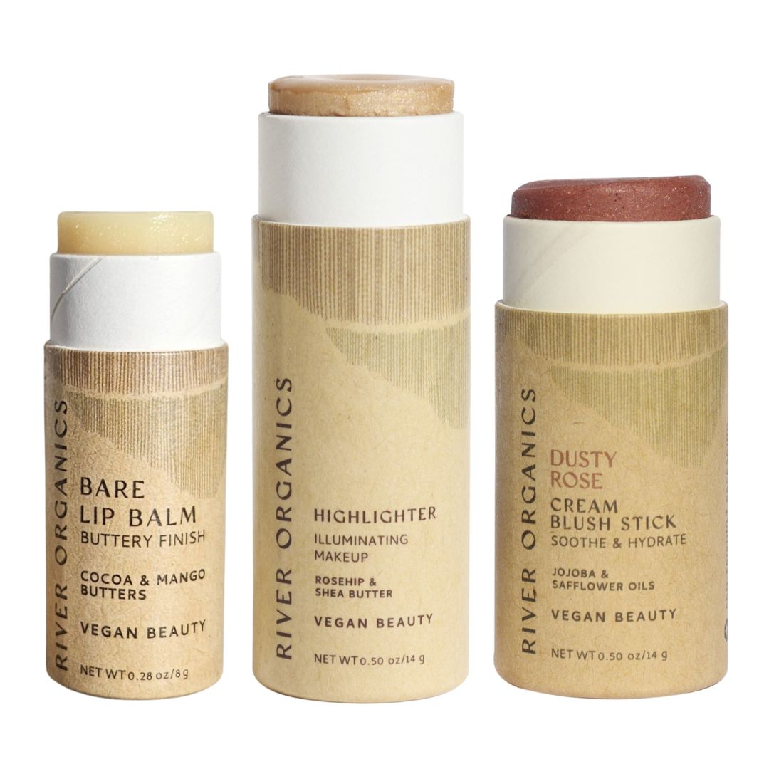 Lip + Highlighter + Blush Set - Vegan America