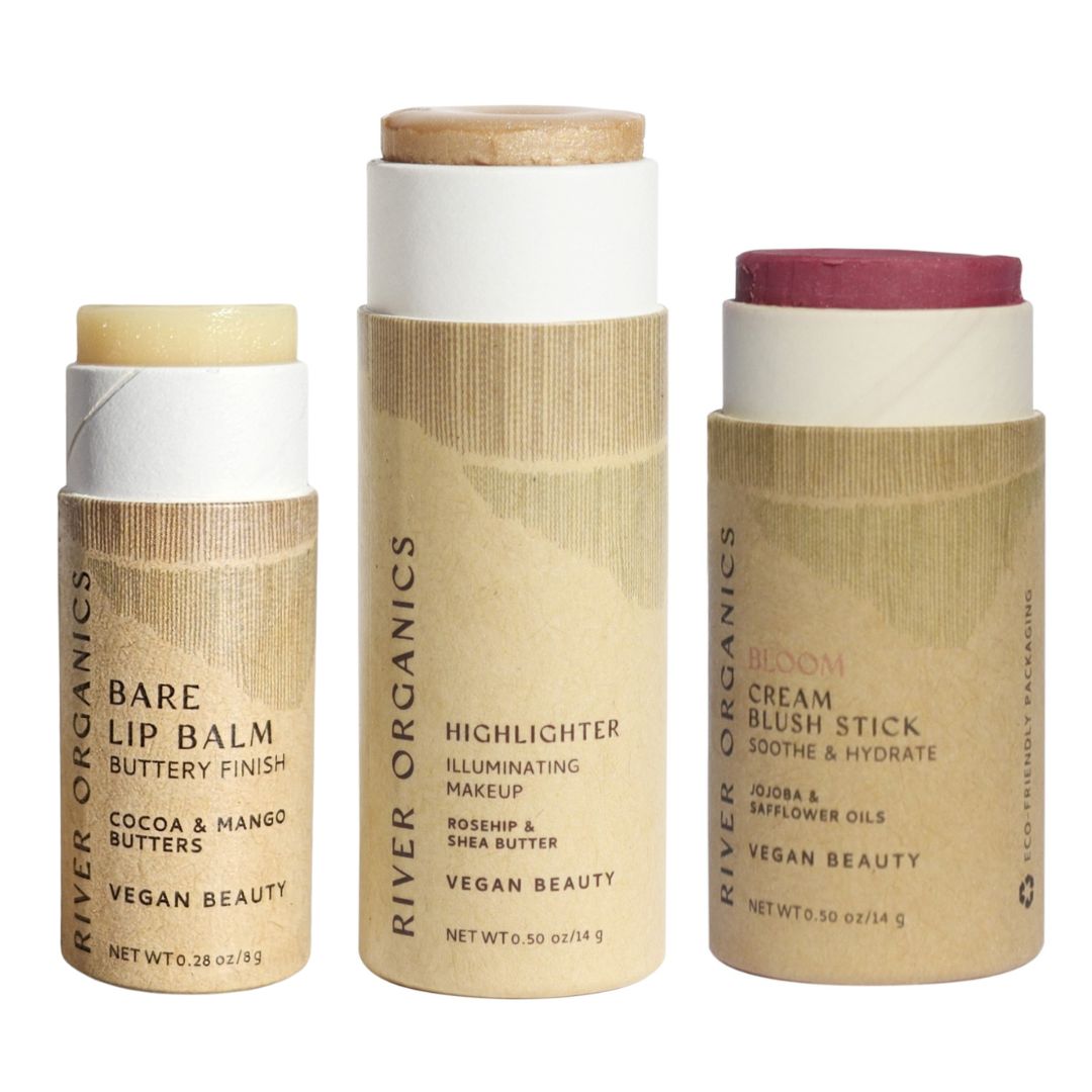 Lip + Highlighter + Blush Set - Vegan America