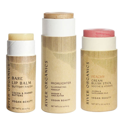 Lip + Highlighter + Blush Set