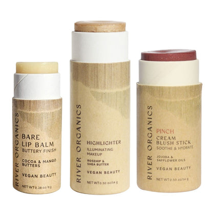 Lip + Highlighter + Blush Set - Vegan America