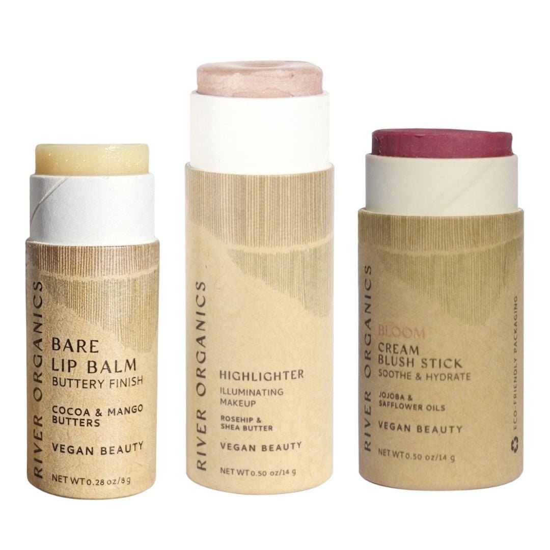 Lip + Highlighter + Blush Set - Vegan America