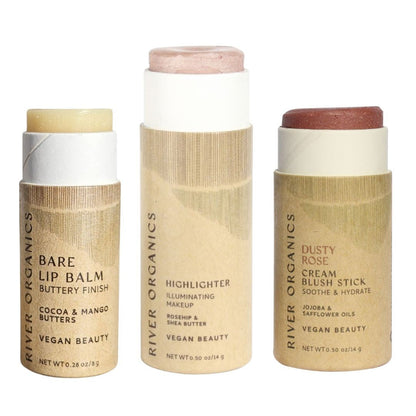 Lip + Highlighter + Blush Set