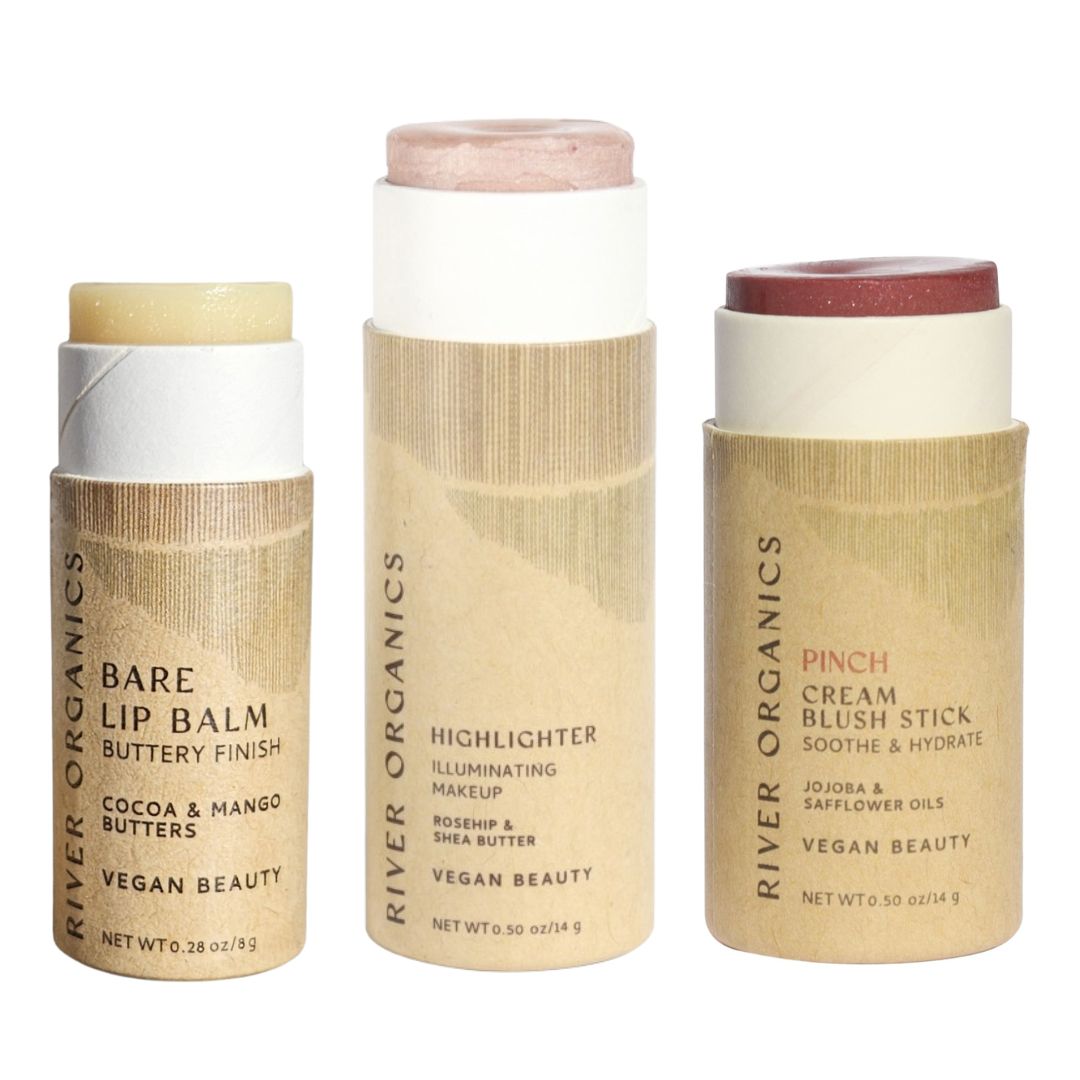 Lip + Highlighter + Blush Set - Vegan America