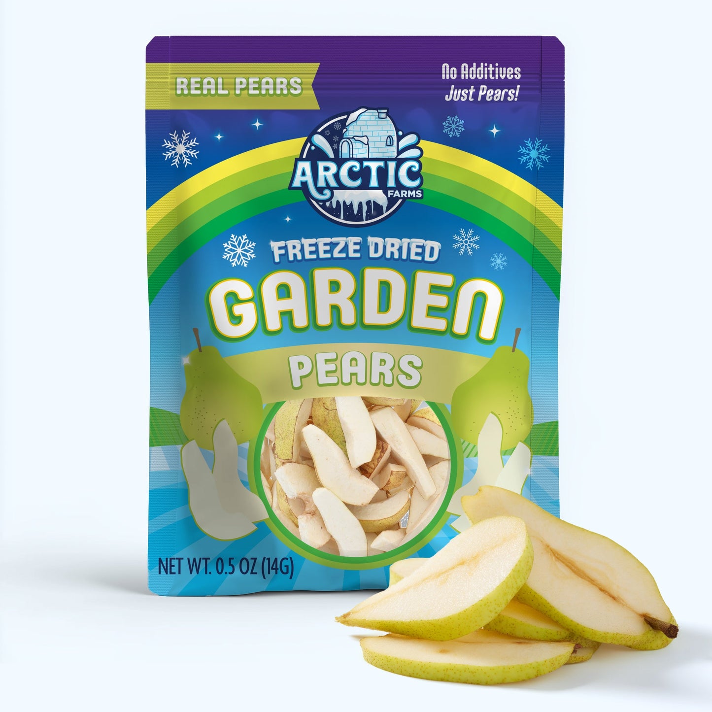 Freeze Dried Organic Bartlett Pears