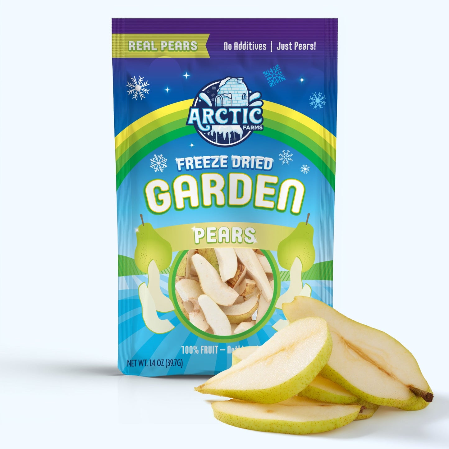 Freeze Dried Organic Bartlett Pears