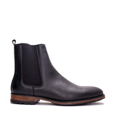 Men's Vegan Chelsea Boots Basti Black - Vegan America