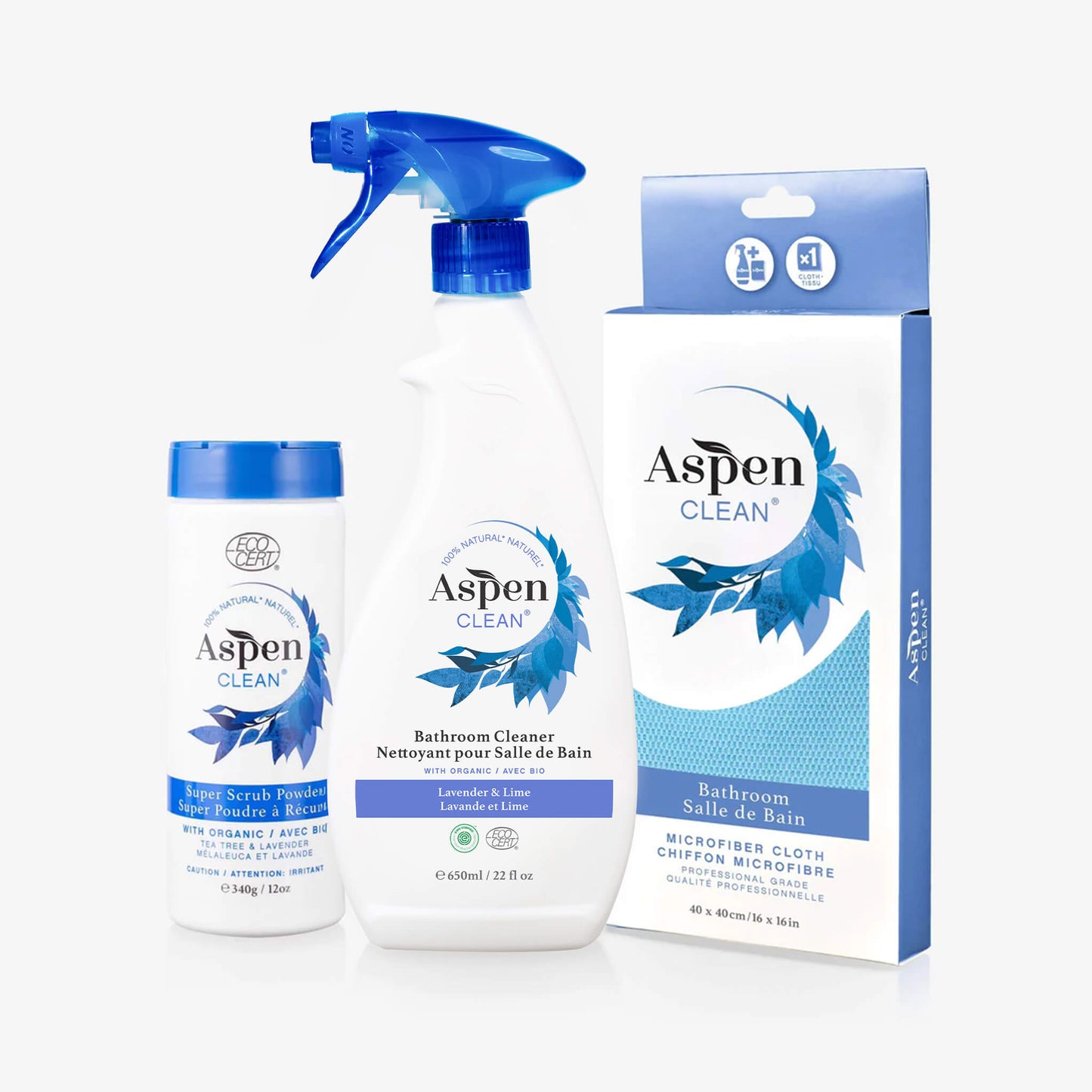 AspenClean Bathroom Cleaning Kit