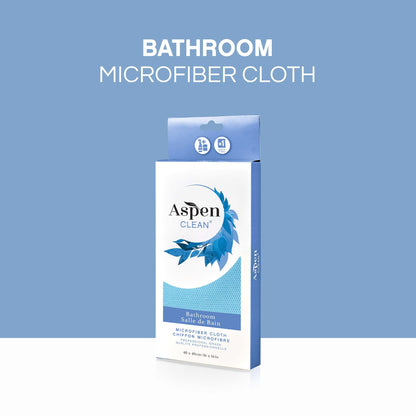 AspenClean Bathroom Microfiber Cloth