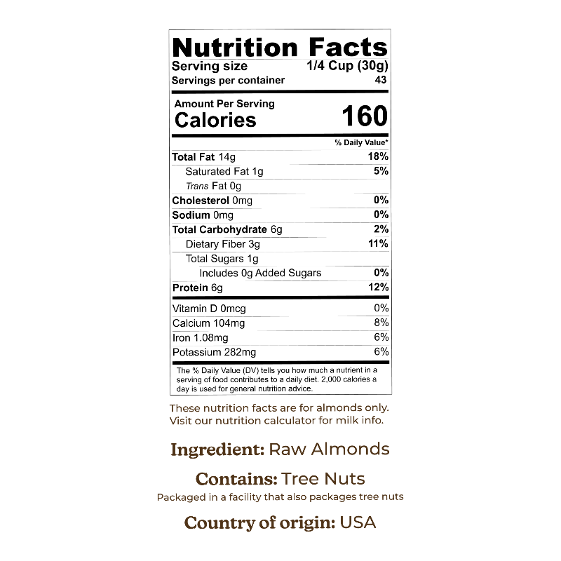 Bee-Friendly Almonds (3lbs)