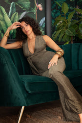 BELLE JUMPSUIT - GOLDEN - Vegan America