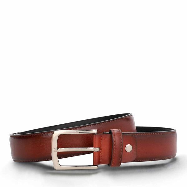 Men's AppleSkin Vegan Belt Manresa Brown - Vegan America