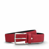 Men's Piñatex® Vegan Belt Seva Red - Vegan America