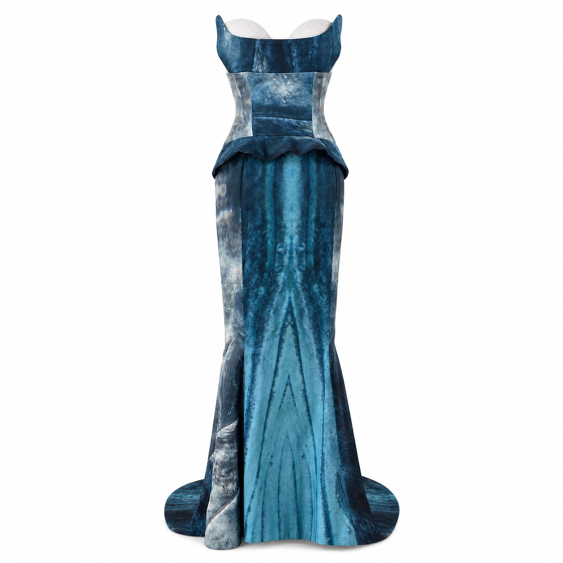 Organic Cotton Whale Gown | Sustainable Couture Dress | Benedetti Life - Vegan America