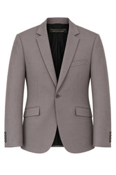 GREY SATIN ORGANIC COTTON JACKET