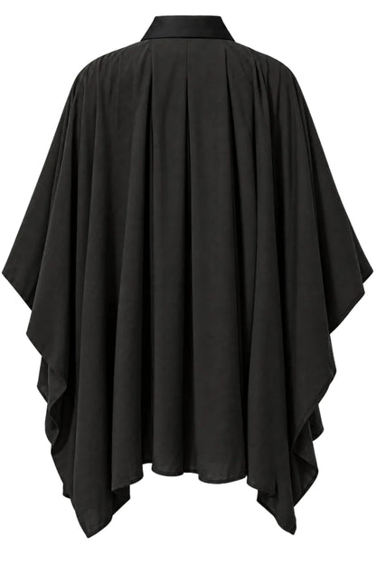 OVERSIZED EUCALYPTUS SILK BLOUSE