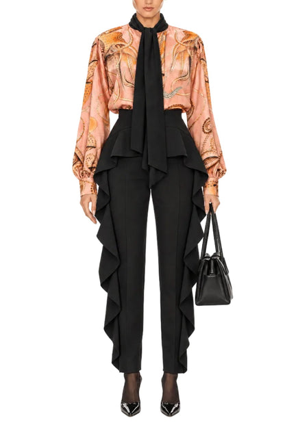 Octopus Lyocell Relaxed Blouse
