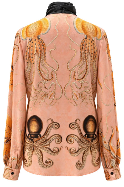 Octopus Lyocell Relaxed Blouse