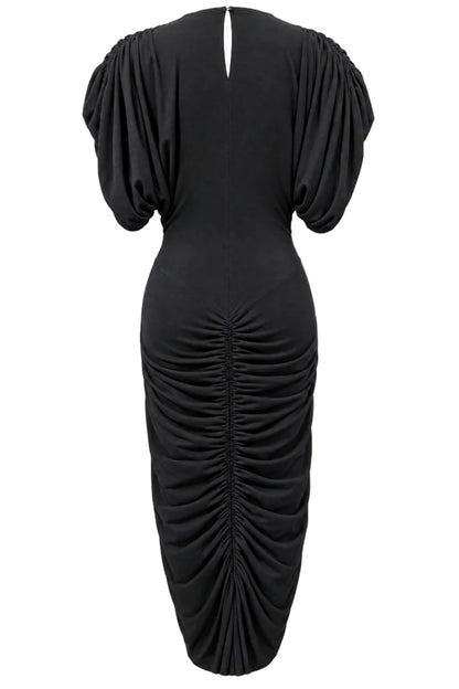 Ocean Draped seaweed  Jersey Dress