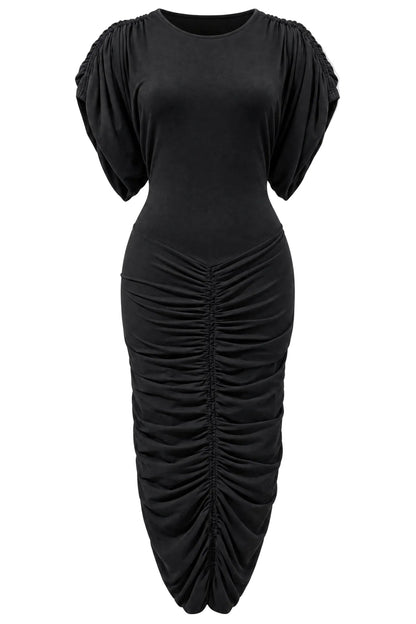 Ocean Draped seaweed  Jersey Dress