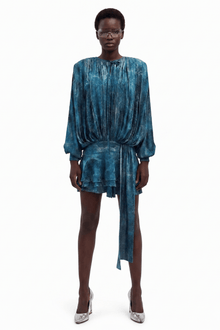 Whale Harmony Draped Eucalyptus Dress - Vegan America
