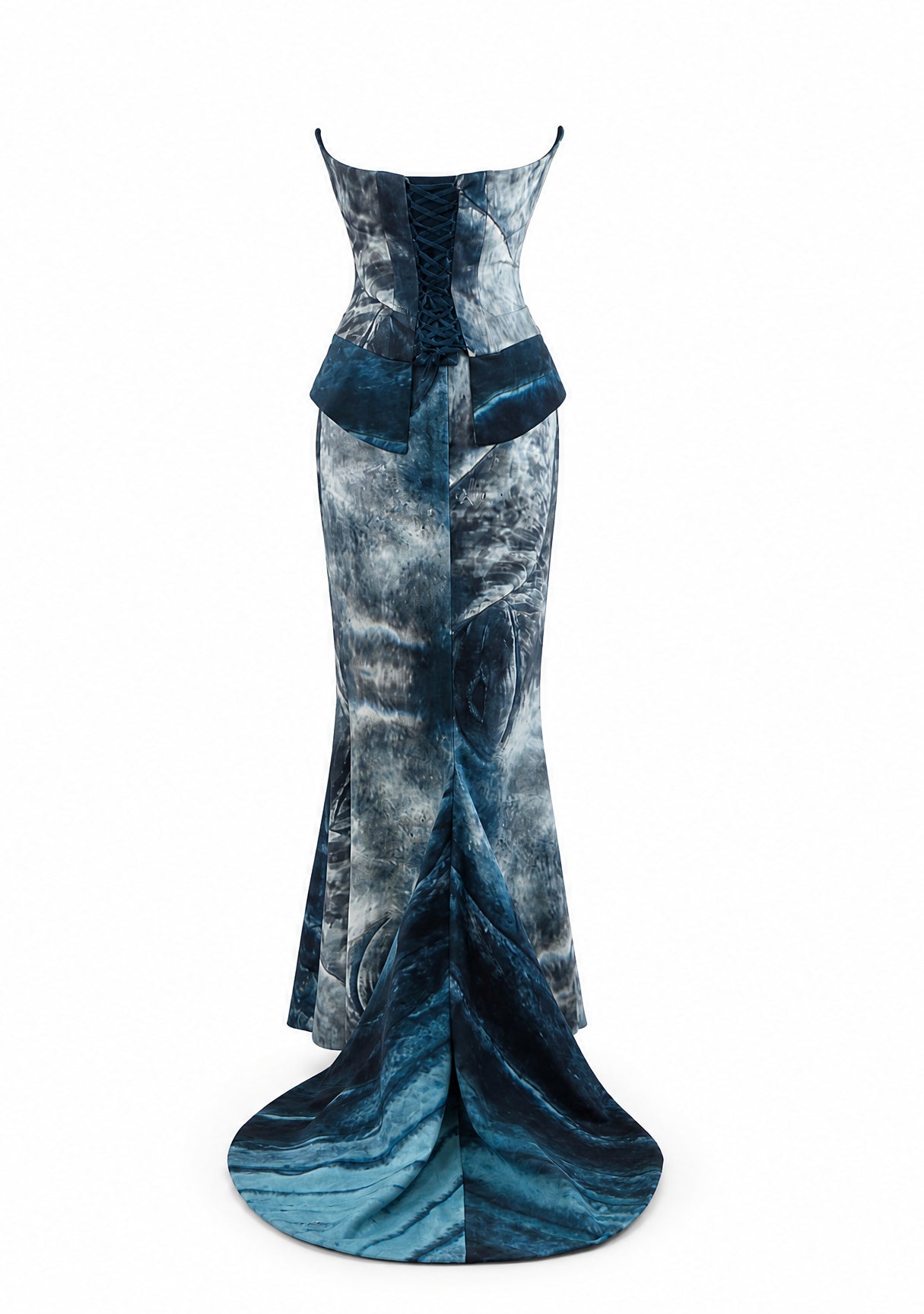 Organic Cotton Whale Gown | Sustainable Couture Dress | Benedetti Life - Vegan America