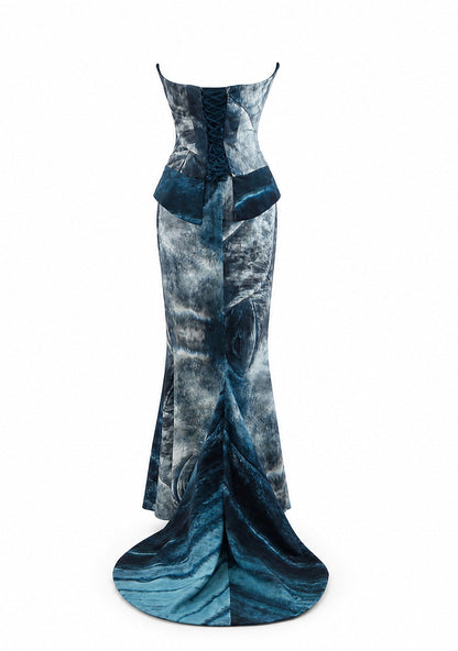 Organic Cotton Whale Gown | Sustainable Couture Dress | Benedetti Life - Vegan America