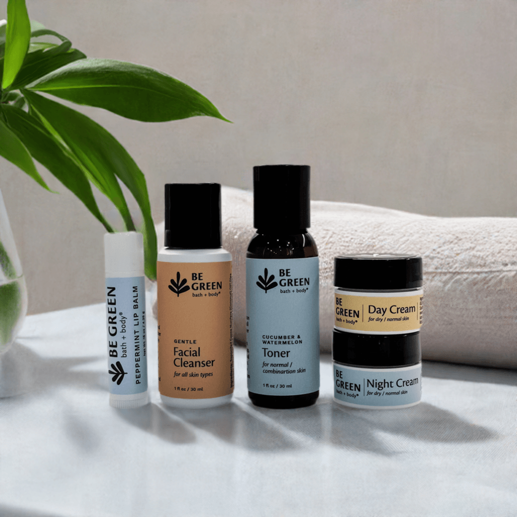 Facial Care Minis + Lip Balm Gift Set