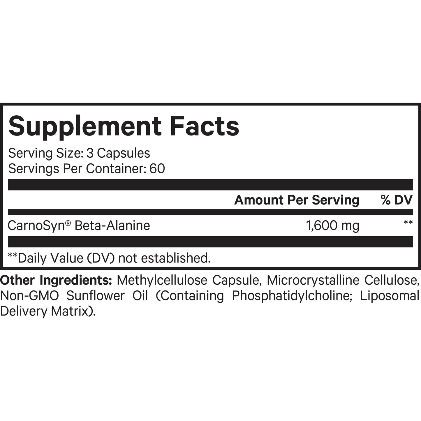 Liposomal Beta-Alanine+