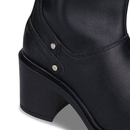 Women's Vegan Knee-High Boots Betia Black