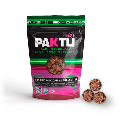 NEW Dark Chocolate Alegria Bites w/ Blueberries + Cacao Nibs (Wholesale)