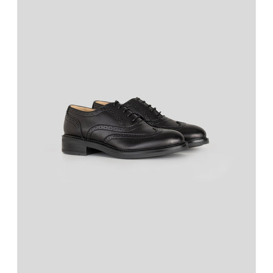 Vegan Oxford brogue black