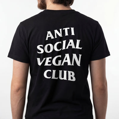 Anti Social Vegan Club Streetwear T-Shirt - Vegan America