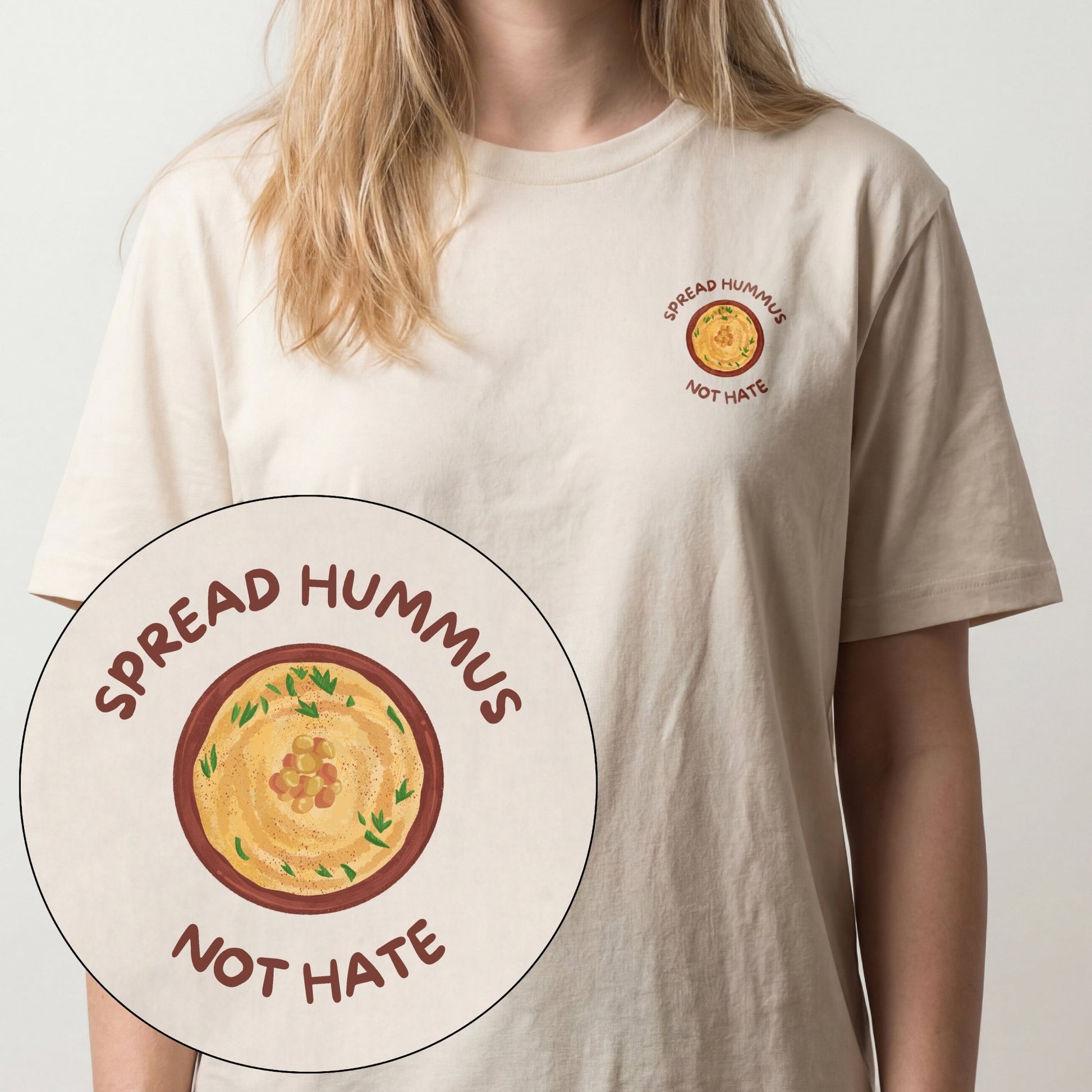 Spread Hummus Not Hate T-Shirt - Vegan America