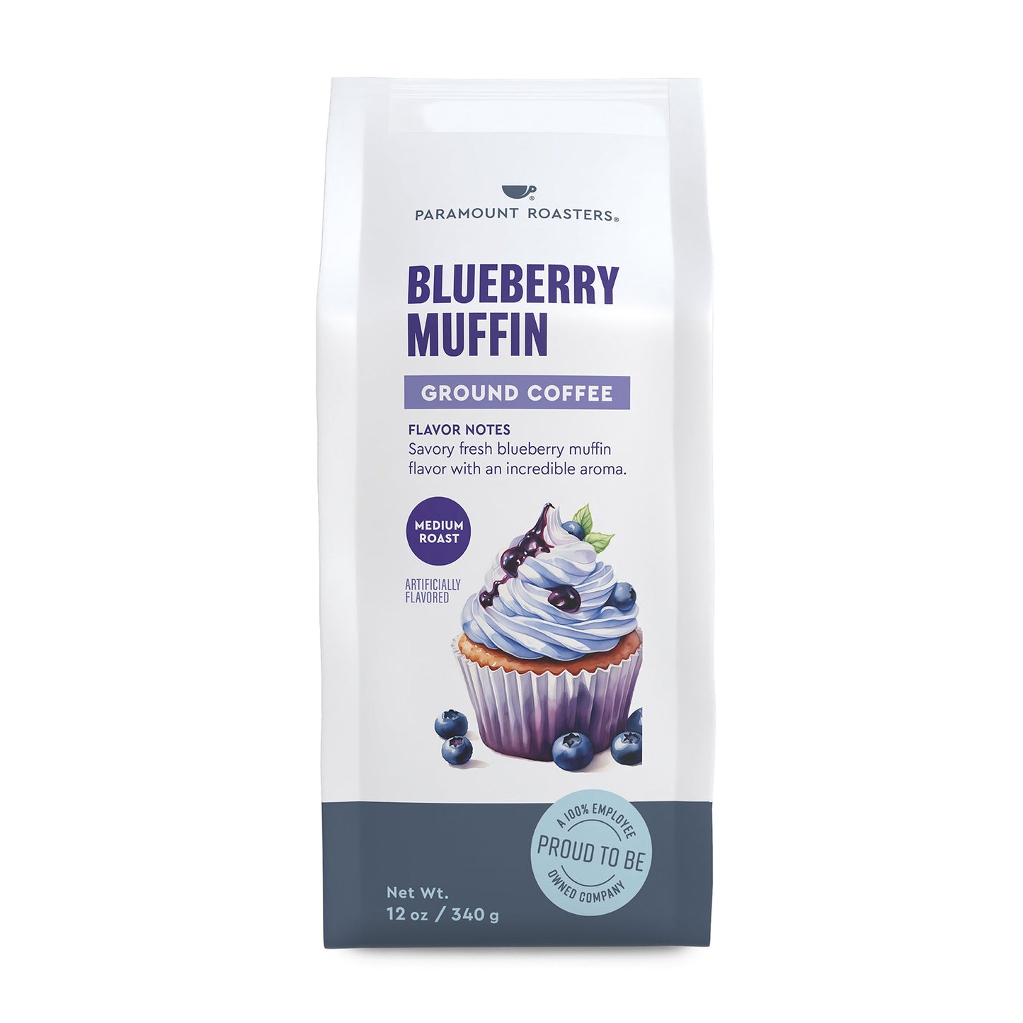 Blueberry Muffin 12oz Flavored Ground Coffee