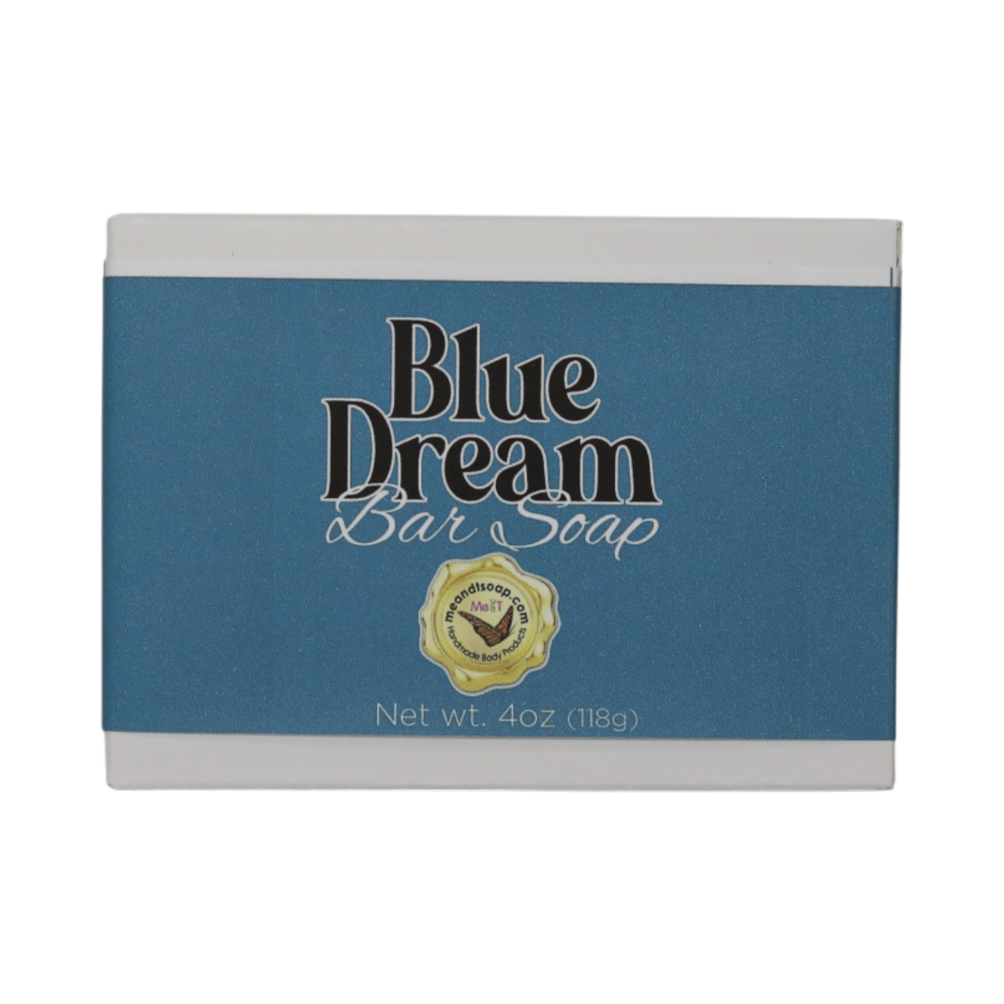 Blue Dream Bar Soap shown in a white box with a blue label