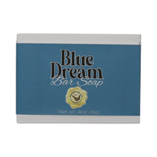 Blue Dream Bar Soap shown in a white box with a blue label