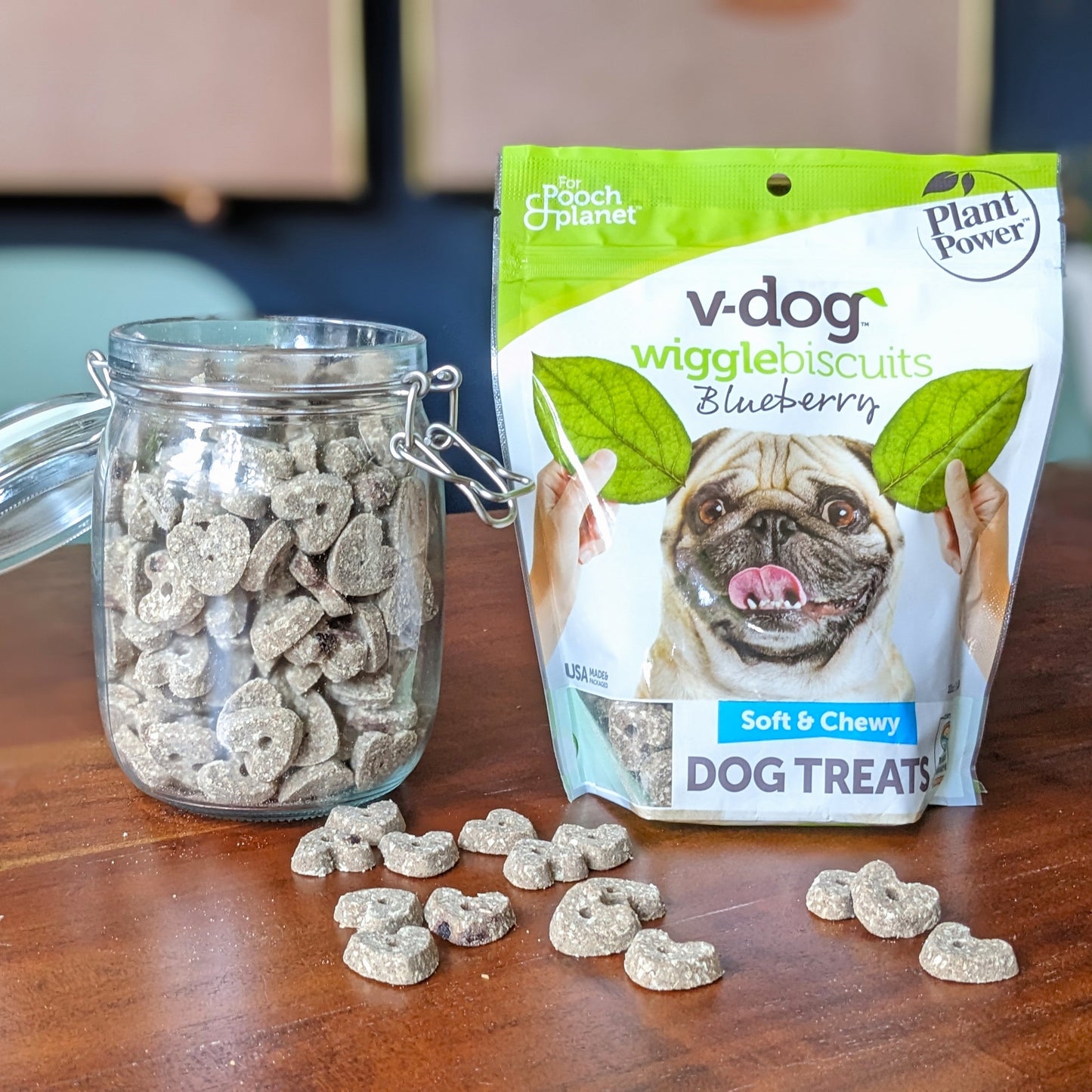 V-DOG - blueberry wiggle biscuits