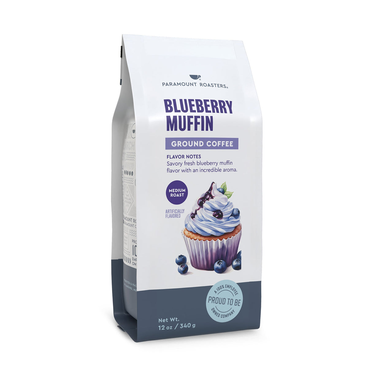 Blueberry Muffin 12oz Flavored Ground Coffee - Vegan America