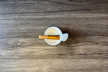 Small Porcelain Face Mask Bowl and Applicator