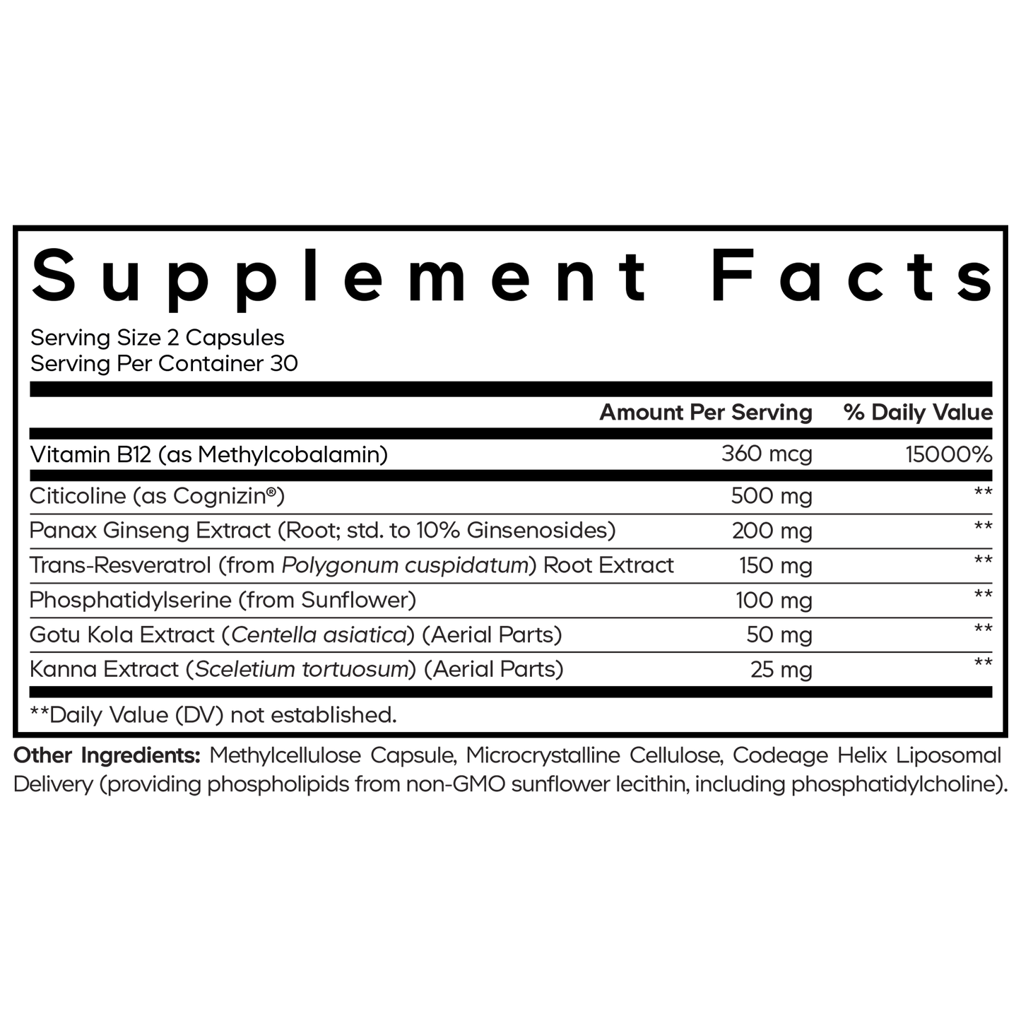 Brain Focus Vitamins+