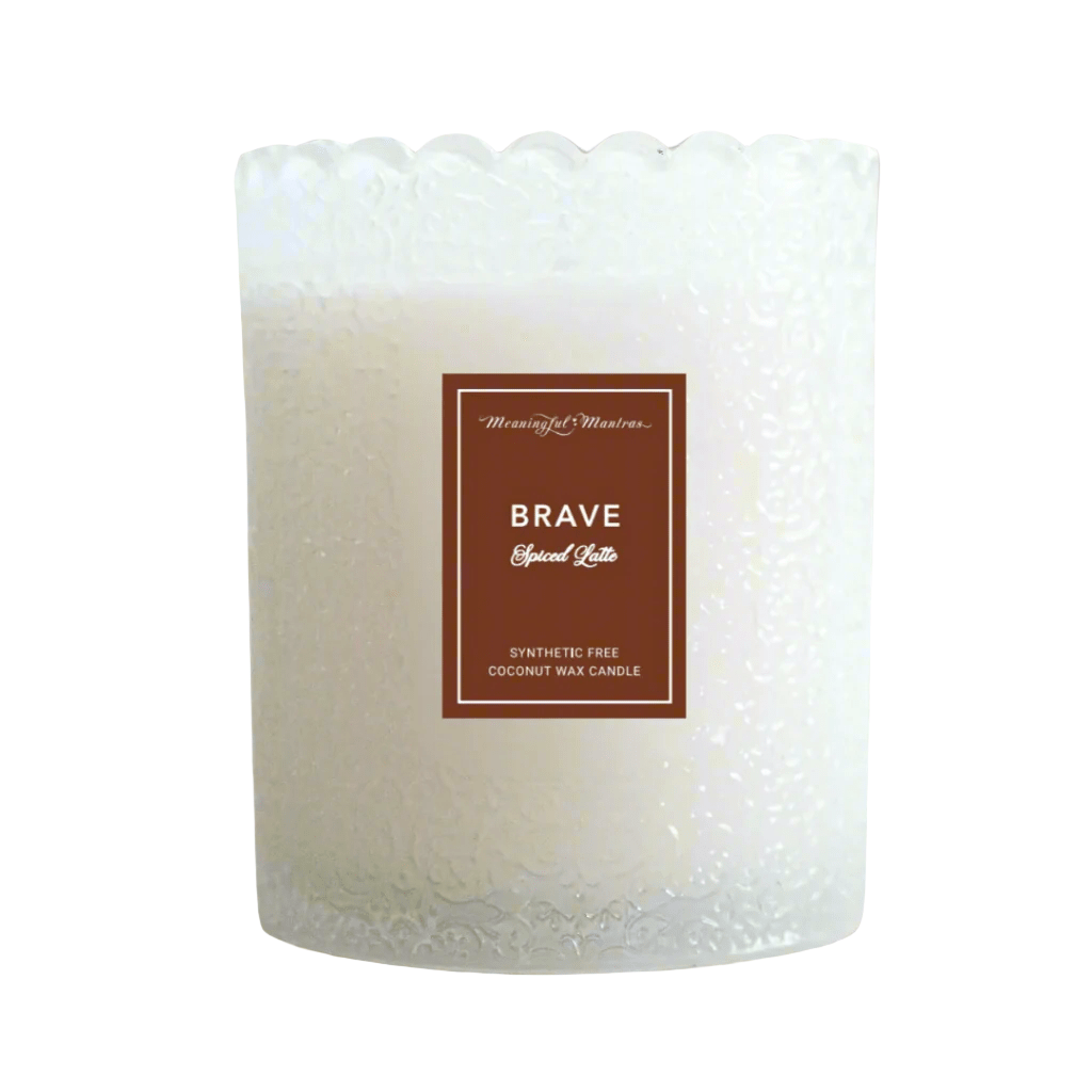 Spiced Latte Natural Candle 8oz Kaia Collection - Vegan America