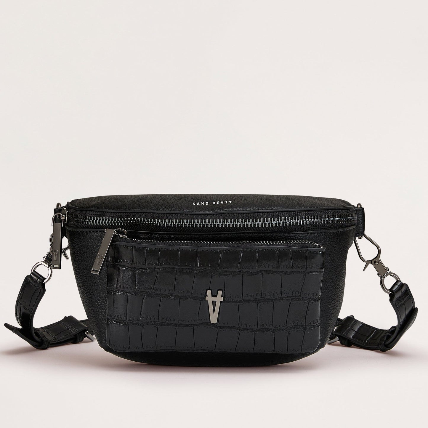 Bright Spark Crossbody - Noir + Gunmetal