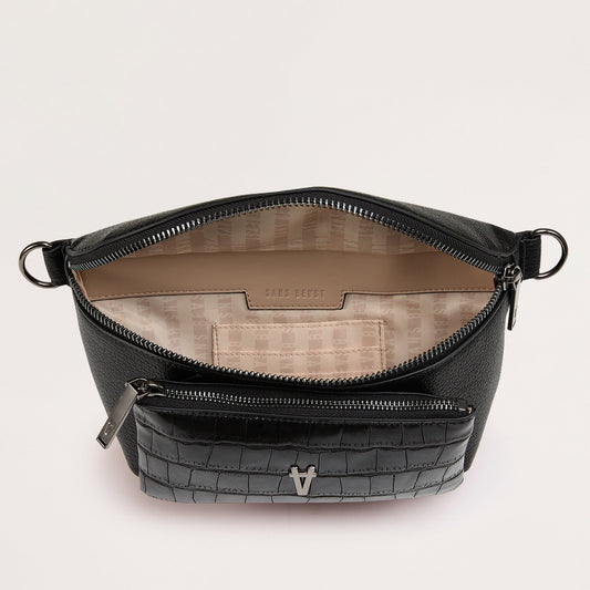 Bright Spark Crossbody - Noir + Gunmetal