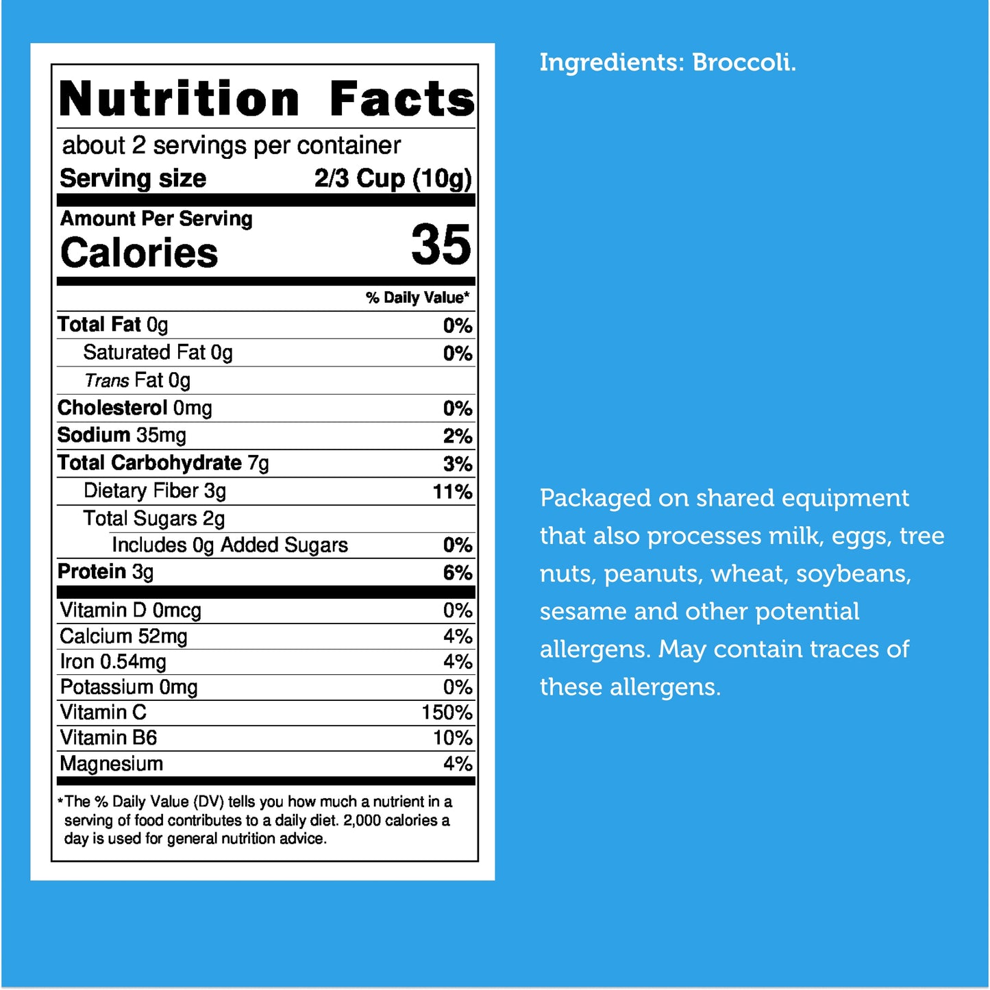 Freeze Dried Broccoli