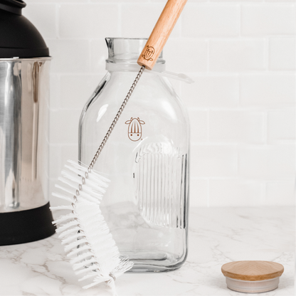 Almond Cow Essentials Bundle (Set) | Plant-Based Nut Milk Machine & Glass Jug for Fresh Homemade Milk