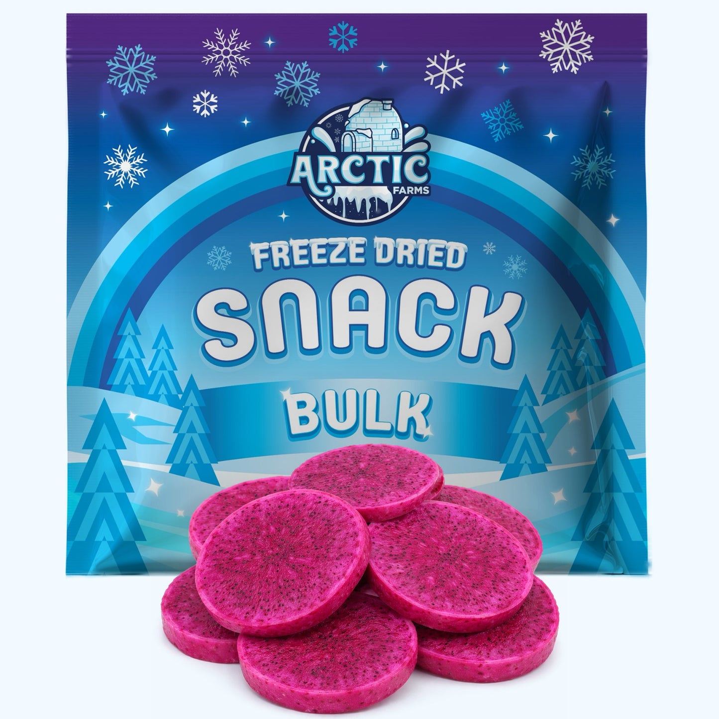 Freeze Dried Red Dragon Fruit Slices