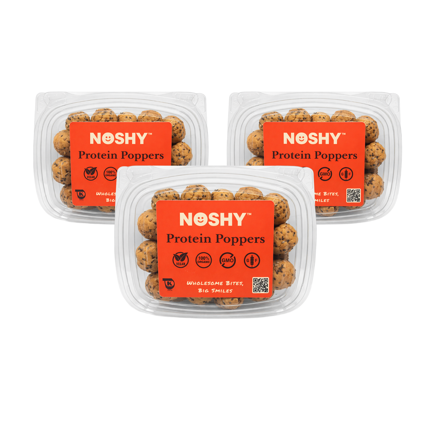 Nutty Nosh Protein Poppers (3-Pack)