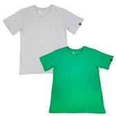 Organic Cotton T-Shirts Bundle (Grey & Green) - Vegan America