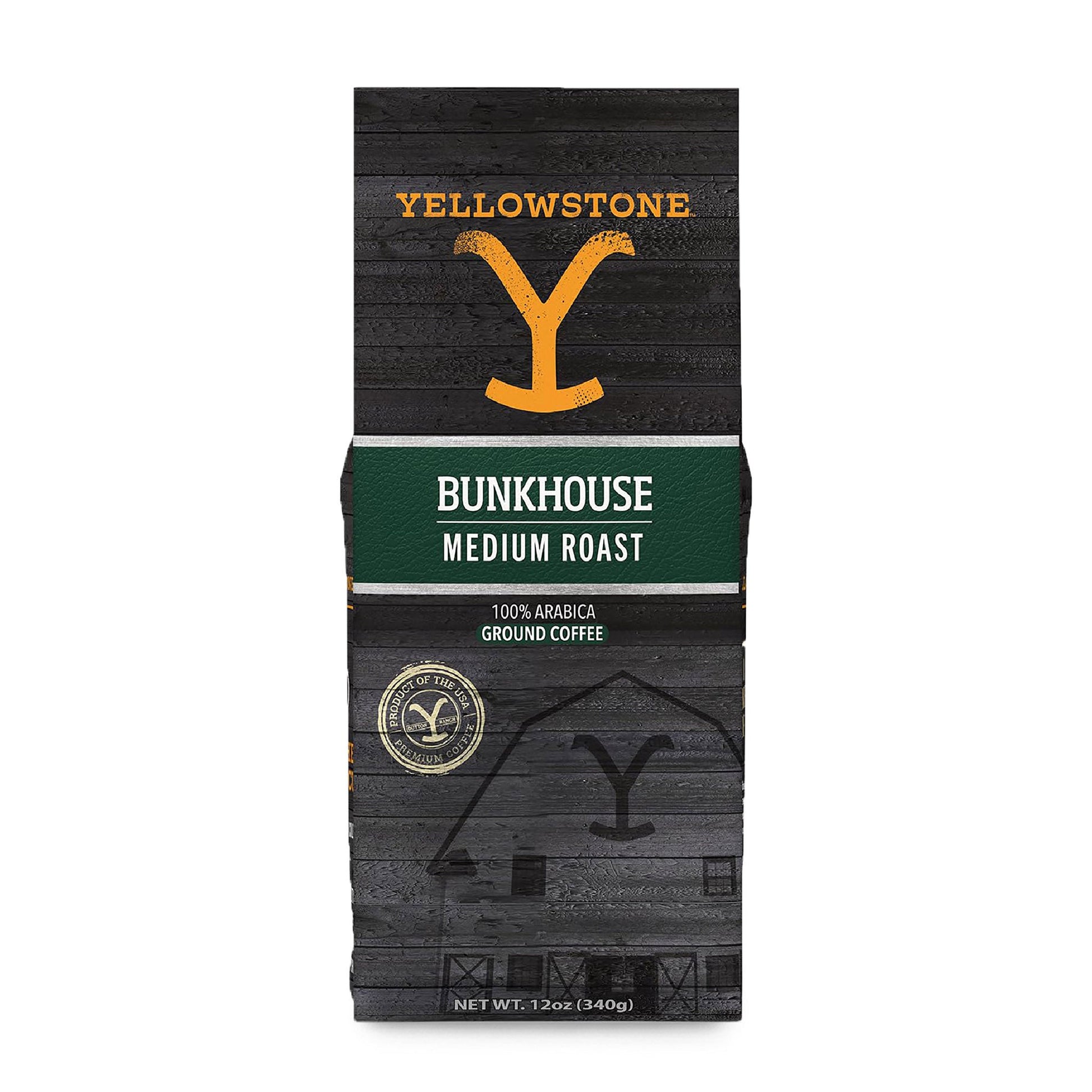 Yellowstone 12oz Bunkhouse Medium Roast Ground Coffee - Vegan America