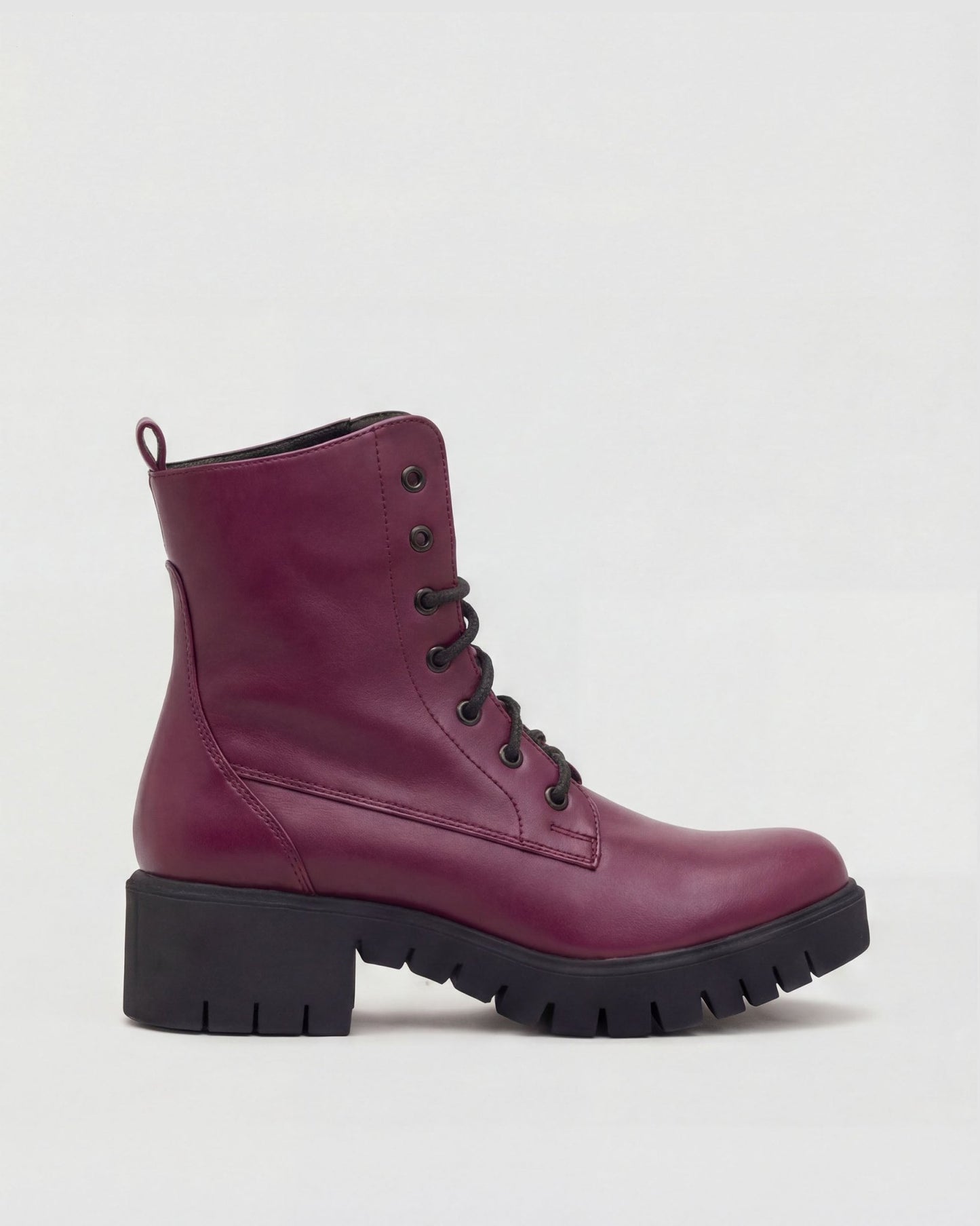 Women's Boots Workers No. 3 Burgundy - Vegan America
